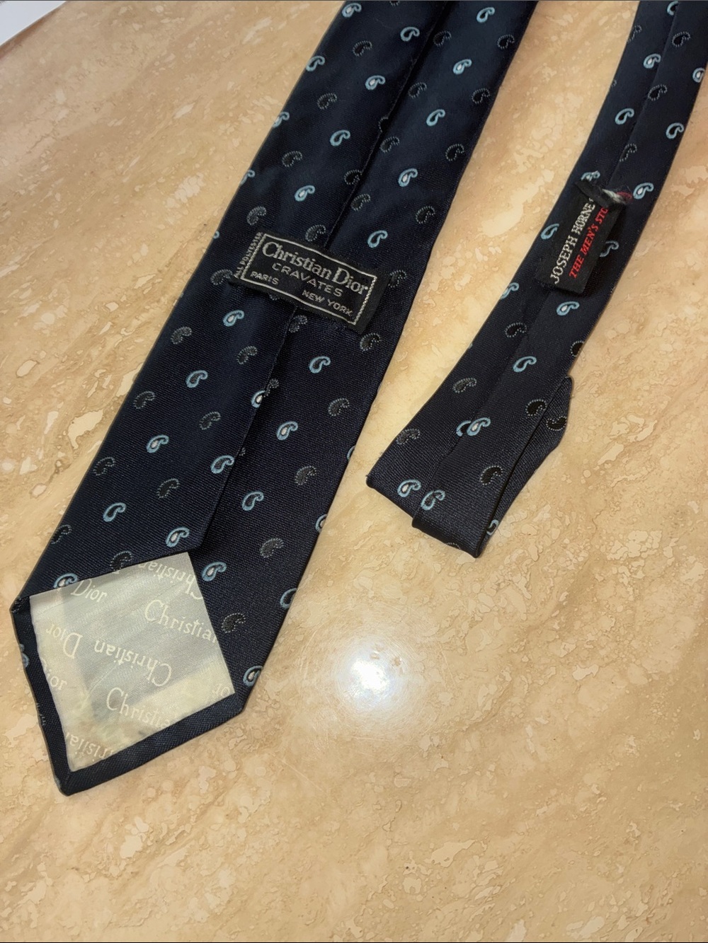 Vintage Christian Dior Paisley Motif Tie from Joseph Horne Co The Men’s Store
